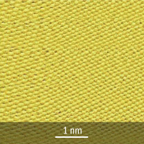 graphite atomic structure One of the first images of graphite atomic structure, obtained on FemtoScan microscopes Courtesy Advanced Technologies Center (www.nanoscopy.net) *Not for calibration of X-ray equipment.